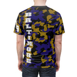 ThatXpression Fashion Ultimate Fan Camo Baltimore Men's T-shirt L0I7Y