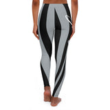 ThatXpression Fashion Black Grey Savage Themed Spandex Leggings-RL2