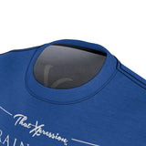 ThatXpression Fashion Train Hard & Takeover Royal Unisex T-Shirt U09NH