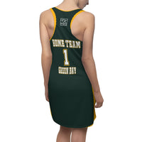 ThatXpression Fashion Green Bay Home Team Racerback Jersey Dress