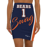 ThatXpression's Bears Swag Women's Sports Themed Mini Skirt