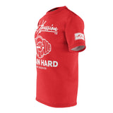 ThatXpression Train Hard & Takeover Weights Red Unisex T-Shirt U09NH