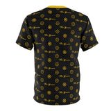 ThatXpression Elegance Men's Black Yellow S12 Designer T-Shirt