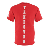 ThatXpression Train Hard & Takeover Spartan Red Unisex T-Shirt U09NH