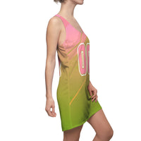 ThatXpression Ai5 Prototype Pink Green 08 Racerback Tunic Dress