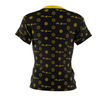 ThatXpression Elegance Women's Black Yellow S12 Designer T-Shirt