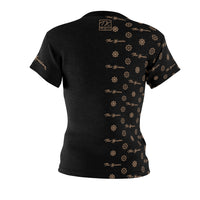 ThatXpression Fashion's Elegance Collection Black and Tan Jekyll Women's T-Shirt