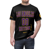 ThatXpression's Los Angeles Nation Period Sports Themed Purple Gold Unisex T-shirt