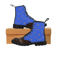 ThatXpression Fashion's Elegance Collection X3 Brown and Royal Men's Boots