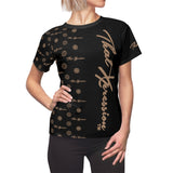 ThatXpression Fashion's Elegance Collection Black and Tan Jekyll Women's T-Shirt