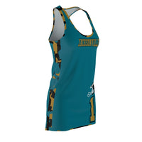 ThatXpression Fashion Jacksonville Home Team Camo Racerback Jersey Dress