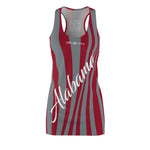 ThatXpression Fashion Crimson Gray Enlarged Alabama Racerback Dress