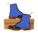 ThatXpression Fashion's Elegance Collection X3 Blue and Brown Women's Boots