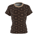 ThatXpression Fashion's Elegance Collection Brown and Tan Women's T-Shirt