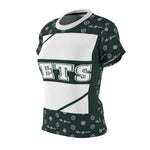 ThatXpression Elegance Women's Green White Jets S12 Designer T-Shirt