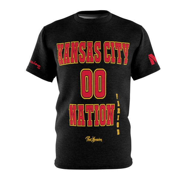 ThatXpression's Kansas City Nation Period Sports Themed Gold Red Unisex T-shirt