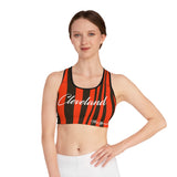 ThatXpression Cleveland Striped Sports Bra