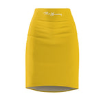 ThatXpression Fashion Yellow Women's Pencil Skirt 5TMP1