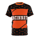 ThatXpression Elegance Men's Cincinnati Black Orange S13 Designer T-Shirt