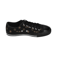 ThatXpression Fashion's Elegance Collection Black and Tan Men's Sneakers