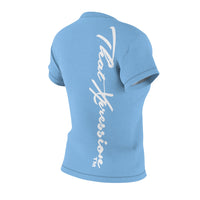 ThatXpression Fashion TX Signature Teal Women's T-Shirt JU23I