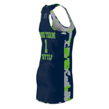 ThatXpression Fashion Seattle Home Team Camo Racerback Jersey Dress