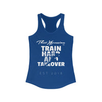 ThatXpression Fitness Train Hard & Takeover Sprinter Racerback Tank TT704