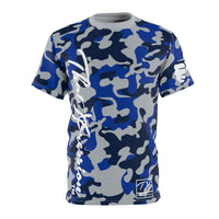 ThatXpression Fashion Navy Royal Gray Ultimate Camo Themed Unisex T-shirt XZ3T