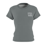 ThatXpression Fashion Train Hard Badge Grey Women's T-Shirt-RL