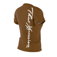 ThatXpression Fashion TX Signature Brown Women's T-Shirt JU23I