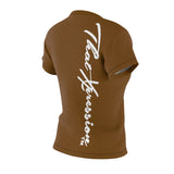 ThatXpression Fashion TX Signature Brown Women's T-Shirt JU23I