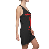 ThatXpression Fashion's HIV AIDS Awareness Red Black Racerback Dress