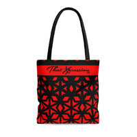 ThatXpression Fashion Black & Red Diamond Branded Stylish Tote bag H4U2