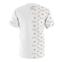 ThatXpression Fashion's Elegance Collection White and Tan Jekyll Shirt