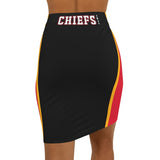 ThatXpression's Chief's Swag Women's Sports Themed Mini Skirt