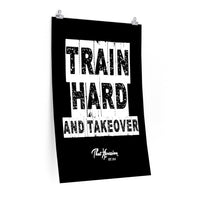 ThatXpression Motto Motivational Gym Workout Train Hard Themed High Quality Poster