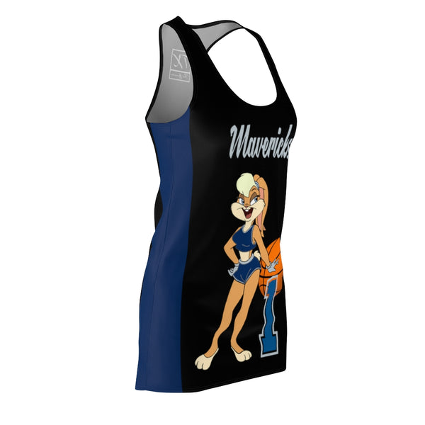 ThatXpression Mavericks Home Team Jersey Themed Cartoon Dress