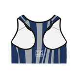 ThatXpression Indiana Striped Sports Bra