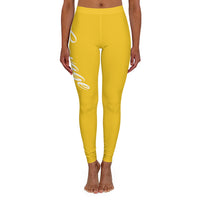 ThatXpression Fashion Yellow Enlarged Savage Spandex Leggings-RL