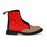 ThatXpression Fashion's Elegance Collection X1 Red and Tan Women's Boots