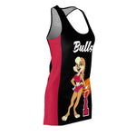 ThatXpression Bulls Home Team Jersey Themed Cartoon Dress
