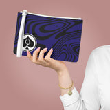 Queen Of Spades Collection Black Purple Clutch Bag