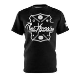 ThatXpression Fashion Train Hard & Takeover Chain Black Unisex T-Shirt CT73N
