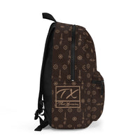 ThatXpression Fashion's Elegance Collection Brown and Tan Backpack