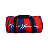 ThatXpression Train Hard & Takeover Gym Fitness Stylish Blue Red Duffel Bag