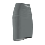 ThatXpression Fashion Gray Women's Pencil Skirt 1YZF2