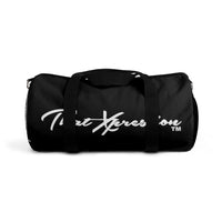 ThatXpression Fashion Train Hard & Takeover Gym Fitness Stylish Black Duffel Bag