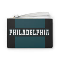 ThatXpression Fashion's Elegance Collection Black & Green Philadelphia Designer Clutch Bag