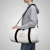 ThatXpression Fashion's Elegance Collection White and Tan Duffel Bag