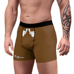 ThatXpression Fashion Big Fist Collection Brown Men's Boxer Briefs N502X